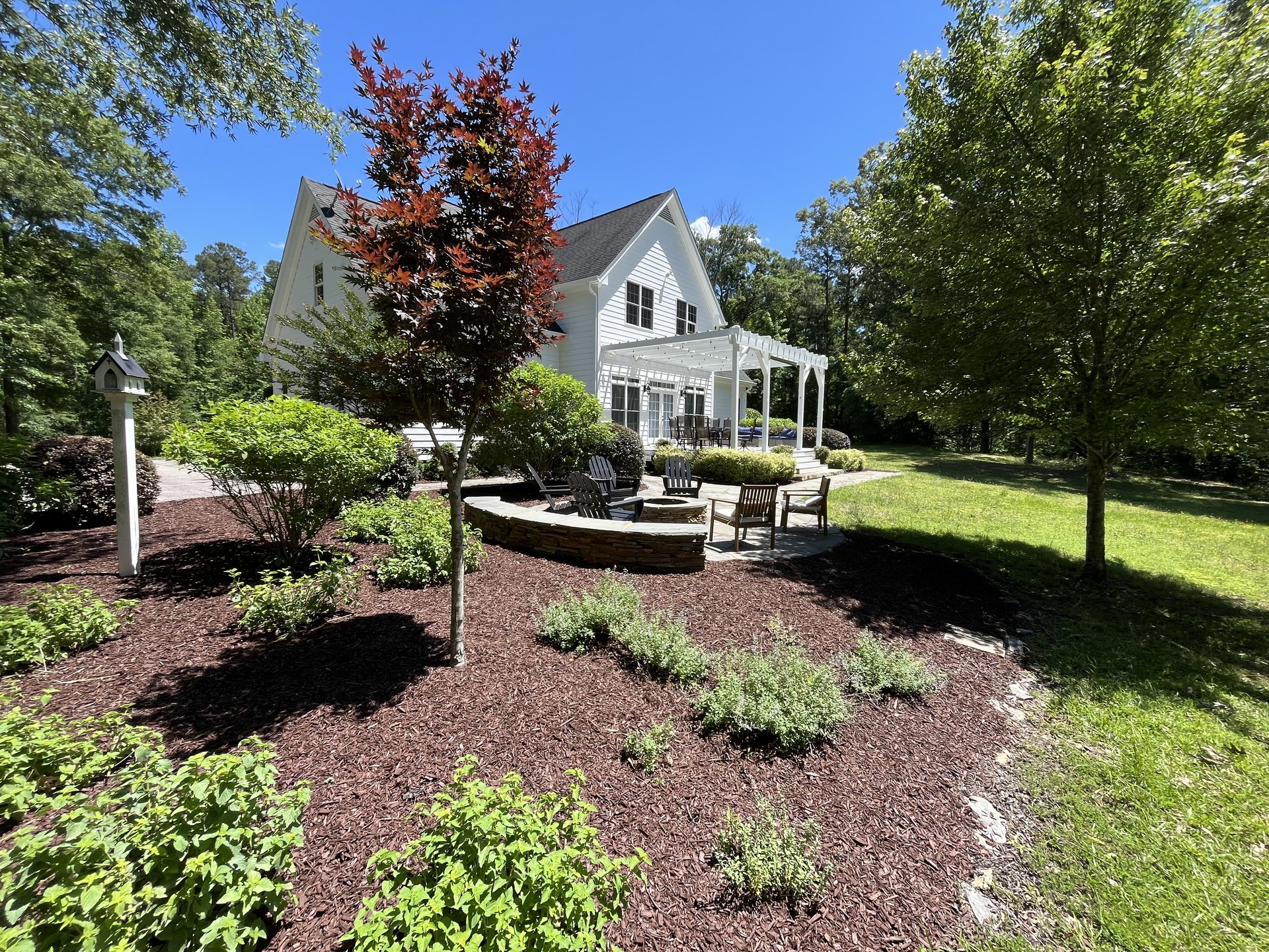 Full backyard view