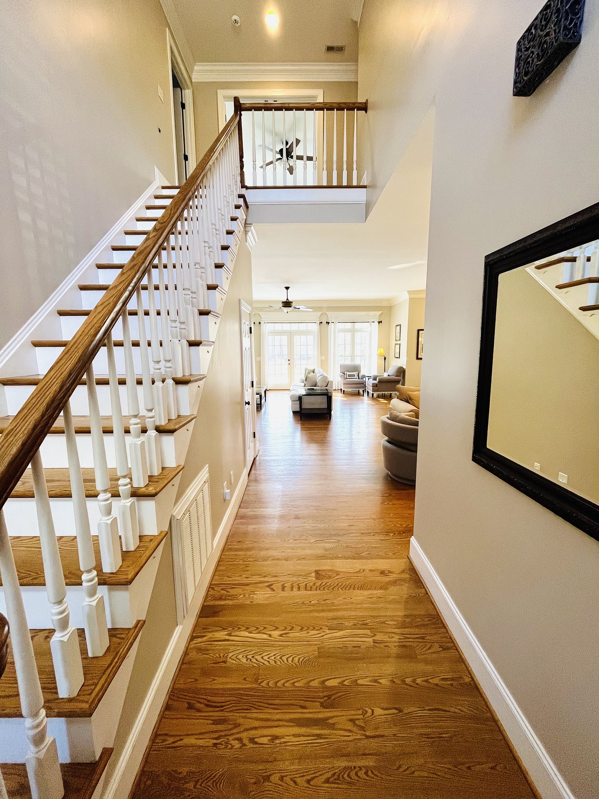 Second living area with large windows